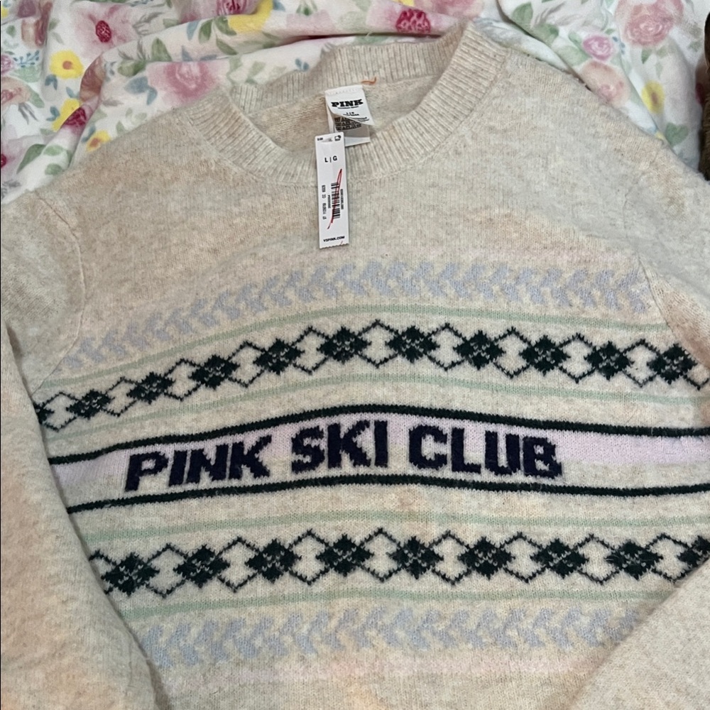 PINK Victoria's Secret Cream Sweater